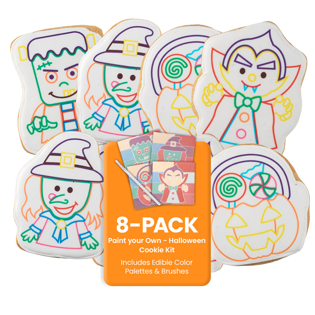 Halloween Paint-Your-Own Cookie