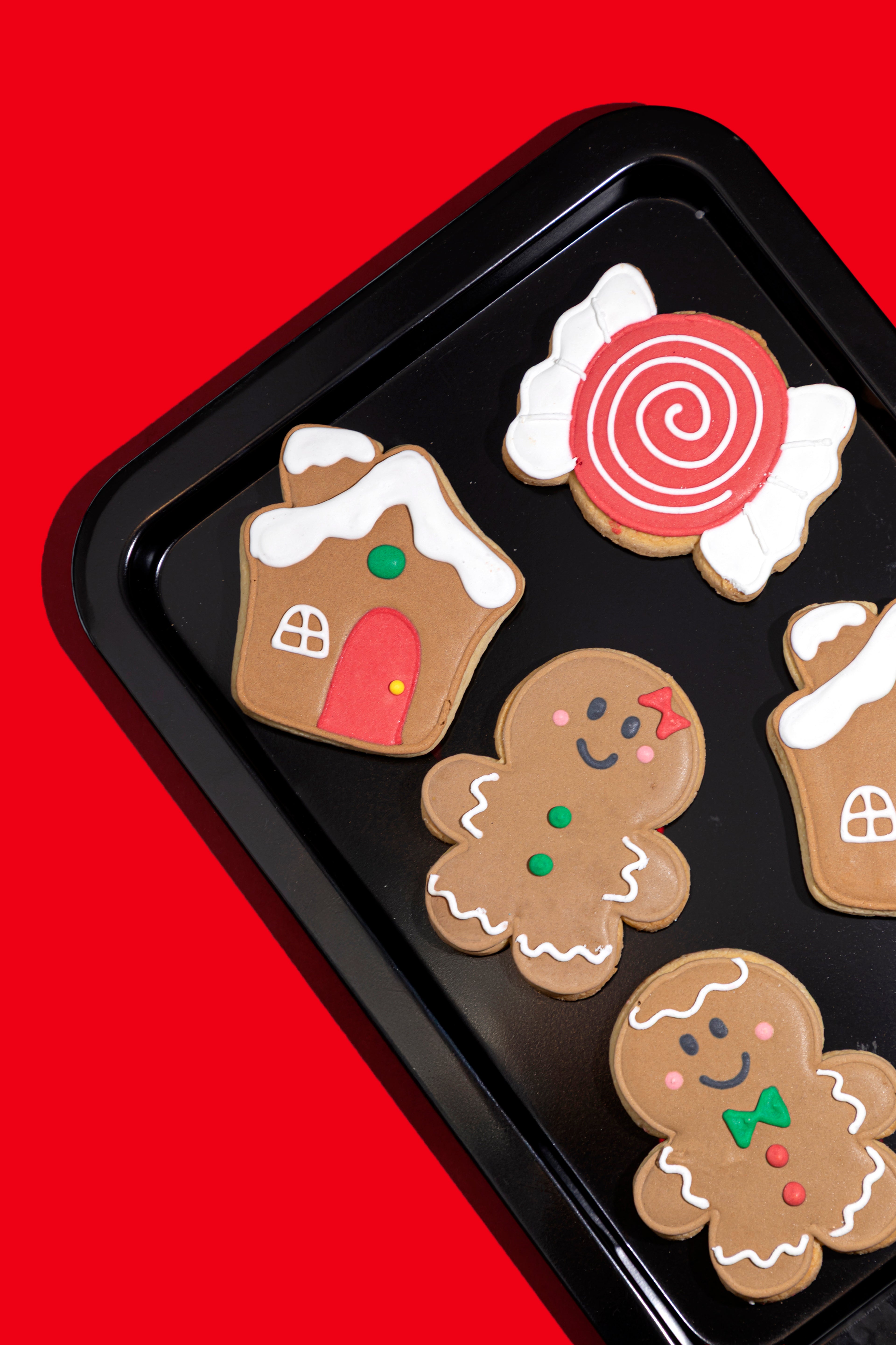 Gingerbread Hand-Decorated Cookies