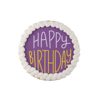 Happy Birthday Hand-Decorated Cookies