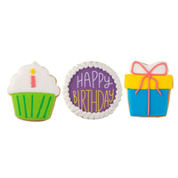 Happy Birthday Hand-Decorated Cookies