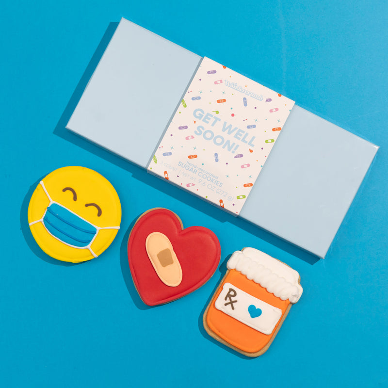 Get Well Soon Hand-Decorated Cookies