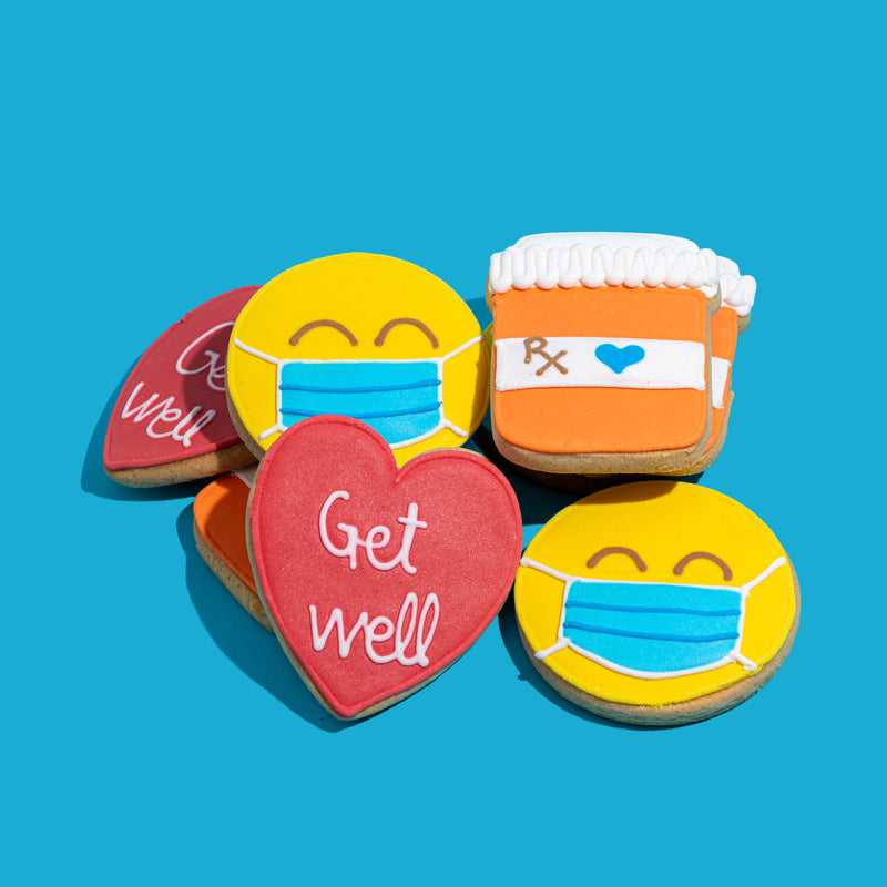 Get Well Soon Hand-Decorated Cookies