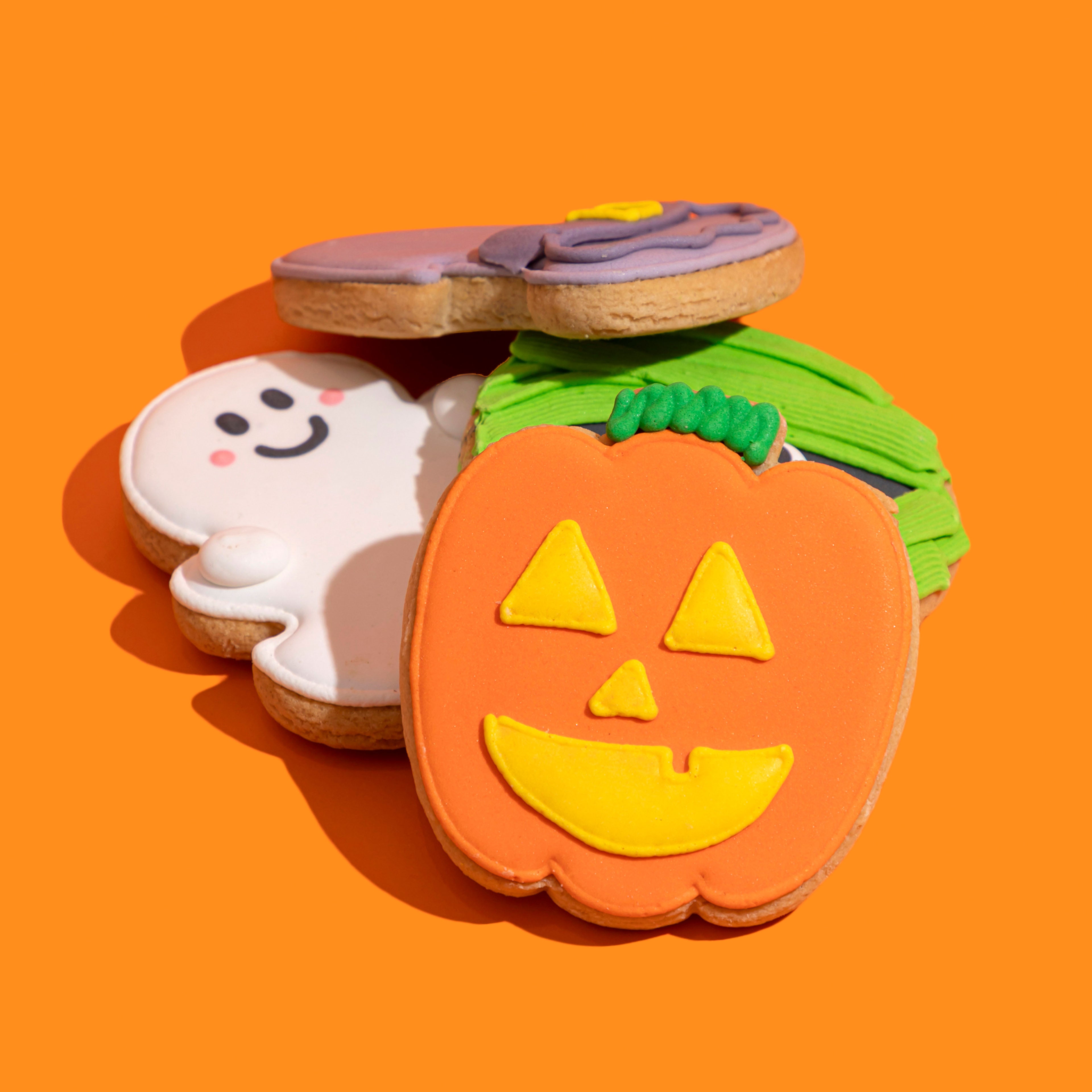 ◆オーダー用◆ダイカット HAPPY HELLOWEEN パーティー 第1弾 Halloween Hand-Decorated Cookies